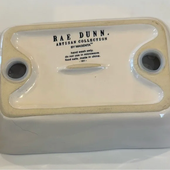EUC Adorable Rae Dunn 2 Ceramic egg trays "Free Range" & “Farm Fresh”! 🤩🤩 - Picture 2 of 7